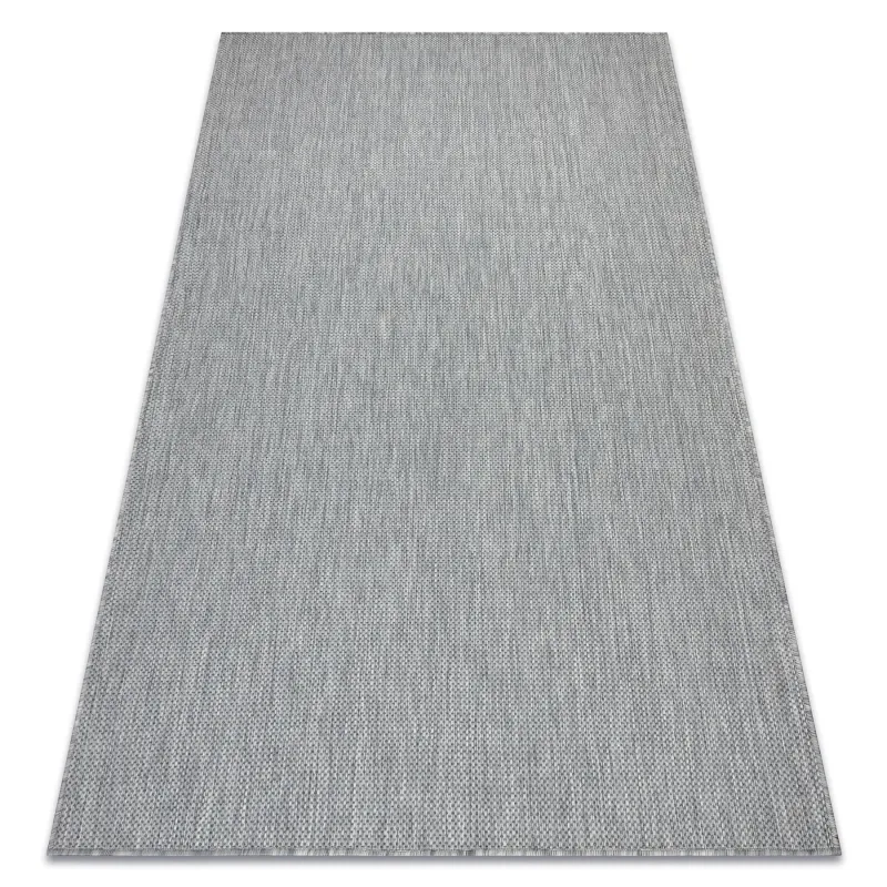 Teppich SCHNURGEBUNDEN SISAL SION A5165A Mélange Flachgewebe grau