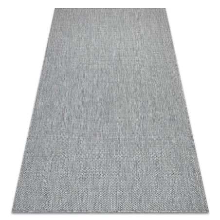 Teppich SCHNURGEBUNDEN SISAL SION A5165A Mélange Flachgewebe grau