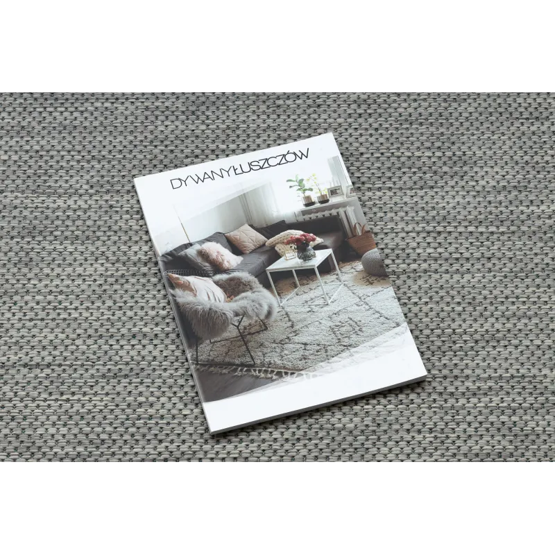 Teppich SCHNURGEBUNDEN SISAL SION A5165A Mélange Flachgewebe grau
