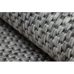 Teppich SCHNURGEBUNDEN SISAL SION A5165A Mélange Flachgewebe grau