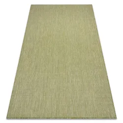 Teppich SCHNURGEBUNDEN SISAL SION A5165A Mélange Flachgewebe grün