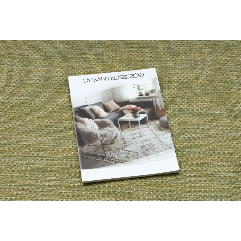 Teppich SCHNURGEBUNDEN SISAL SION A5165A Mélange Flachgewebe grün