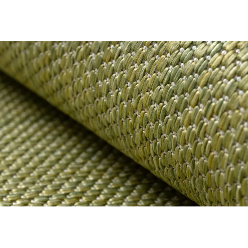 Teppich SCHNURGEBUNDEN SISAL SION A5165A Mélange Flachgewebe grün