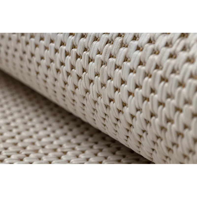 Teppich SCHNURGEBUNDEN SISAL SION A5165A Mélange Flachgewebe ecru / creme