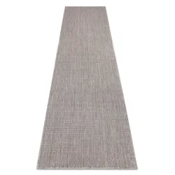 Teppich, Läufer SCHNURGEBUNDEN SISAL SION A5165A Mélange Flachgewebe beige