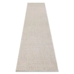 Teppich, Läufer SCHNURKOTEPPICH SISAL SION A5165A Melange Flachwebung ecru / creme
