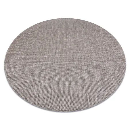 Teppich SCHNURKOTEPPICH SISAL SION Kreis A5165A Melange Flachwebung beige