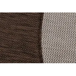Teppich SEIL SISAL SION Kreis A5165A Melange Flachgewebe braun