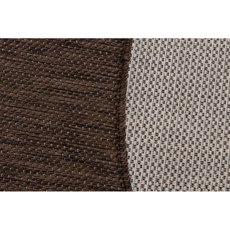 Teppich SEIL SISAL SION Kreis A5165A Melange Flachgewebe braun