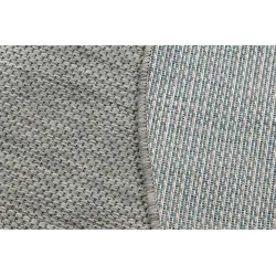 Teppich SEIL SISAL SION Kreis A5165A Melange Flachgewebe grau