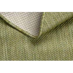 Teppich SCHNURGEBUNDEN SISAL SION Kreis A5165A Melange Flachgewebe grün