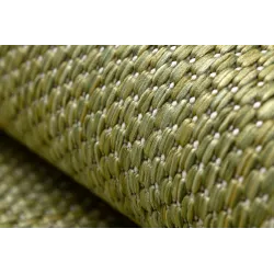 Teppich SCHNURGEBUNDEN SISAL SION Kreis A5165A Melange Flachgewebe grün