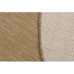 Teppich SCHNURGEBUNDEN SISAL SION Kreis A5165A Melange Flachgewebe natur