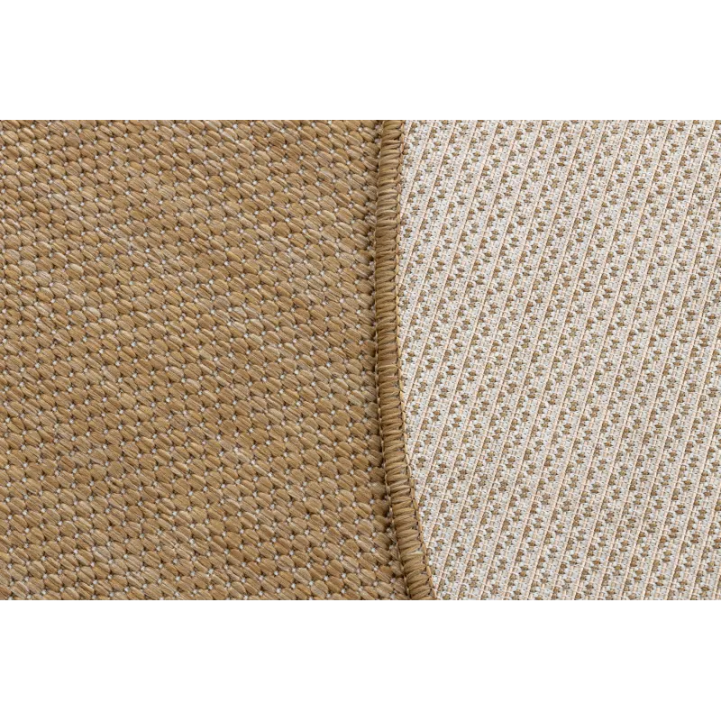 Teppich SCHNURGEBUNDEN SISAL SION Kreis A5165A Melange Flachgewebe natur