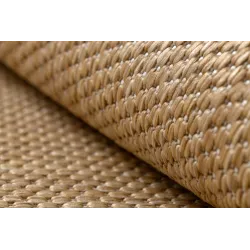 Teppich SCHNURGEBUNDEN SISAL SION Kreis A5165A Melange Flachgewebe natur