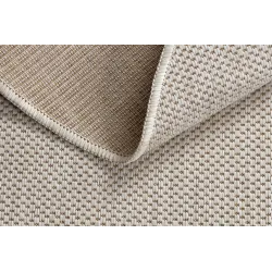 Teppich SCHNURGEBUNDEN SISAL SION Kreis A5165A Melange Flachgewebe ecru / creme