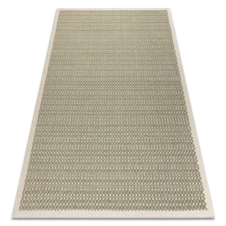 Teppich FLUX 461.139.SA400 Wolle OSTA - Geometrisch, strukturell, Loft grün / beige