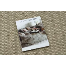 Teppich FLUX 461.139.SA400 Wolle OSTA - Geometrisch, strukturell, Loft grün / beige