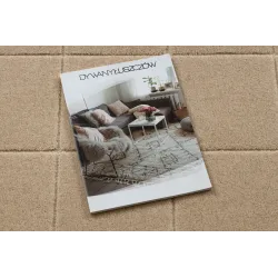 Teppich FLUX 461.118.SA131 Wollmischung OSTA - Geometrisch, strukturell, Loft-Stil beige / creme
