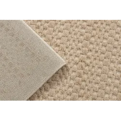 Teppich FLUX 461.139.SA130 Wollmischung OSTA - Geometrisch, strukturell, Loft-Stil beige / creme