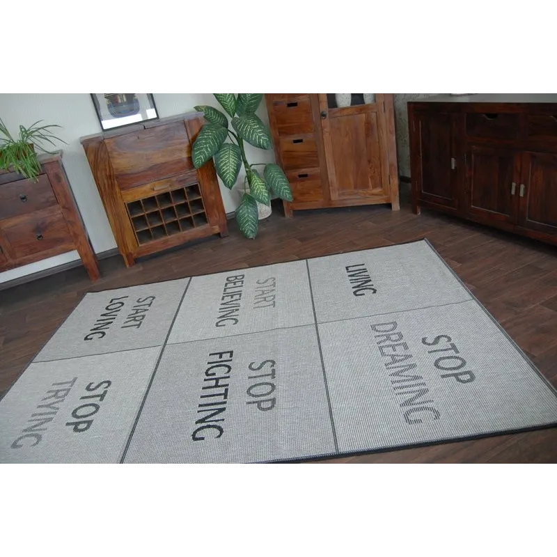 Robuster Sizal Teppich FLOORLUX 20275 YOLO, pflegeleicht