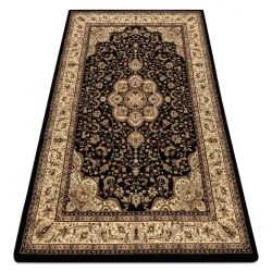 Teppich ROYAL AGY Muster schwarz