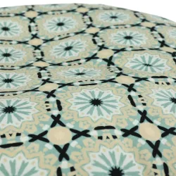 Runder Fußhocker - Premium Print-Stoff – Ansicht 90