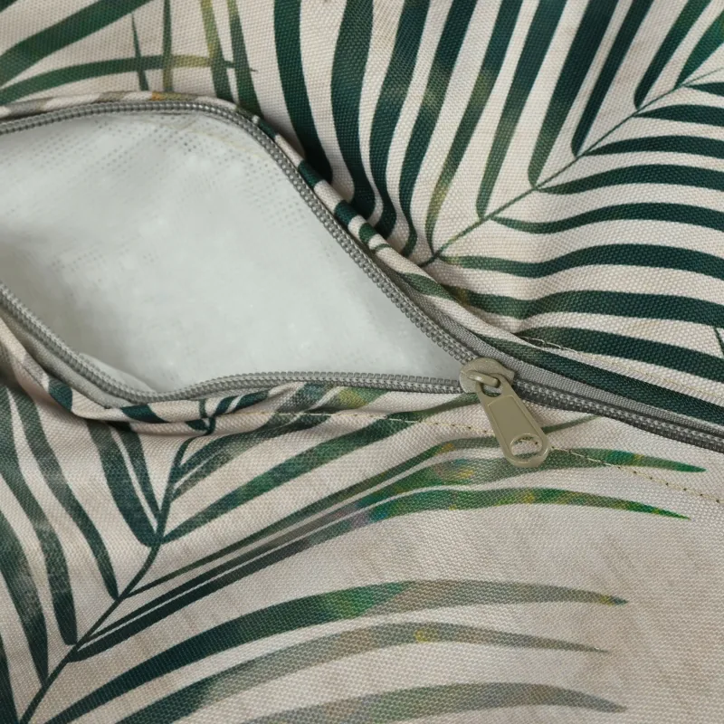 Wasserdichter weißer Kinzlersitzsack Drop XXL für den Außenbereich, bequem und stilvoll