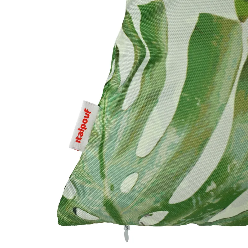 Rechteckiges Outdoor-Kissen in Limettengrün, ideal für Gartenmöbel