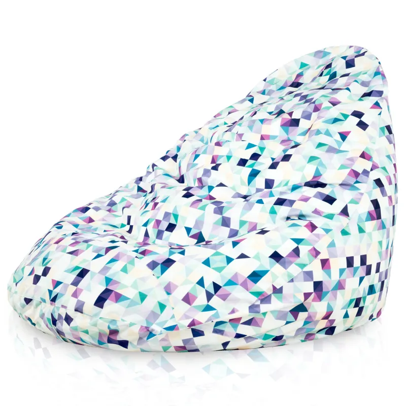 Sitzsack mit Rückenlehne XXL Drop - Premium Print-Stoff – Ansicht 4
