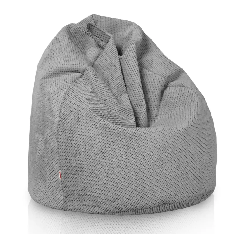 Kinder-Sitzsack L - Struktur-Velours Dot – Ansicht 8
