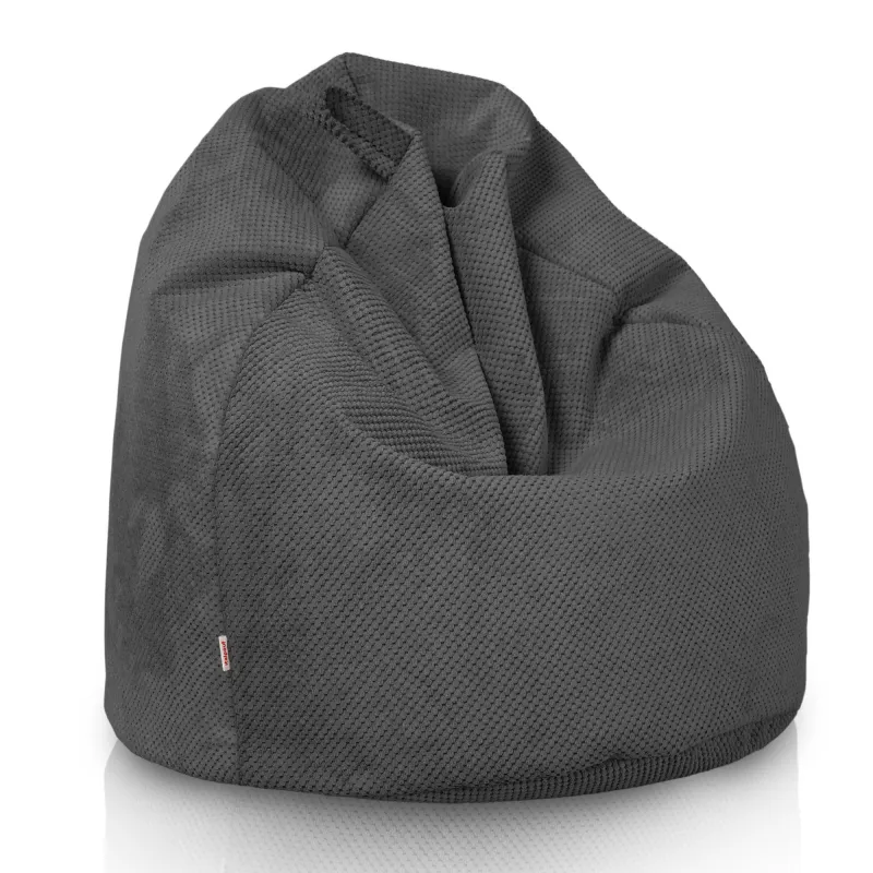 Kinder-Sitzsack L - Struktur-Velours Dot – Ansicht 15