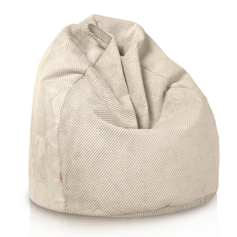 Kinder-Sitzsack L - Struktur-Velours Dot – Ansicht 28