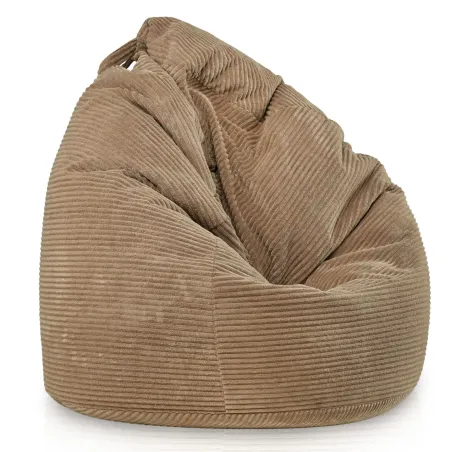 Großer Cord-Sitzsack für Jugendliche und Erwachsene