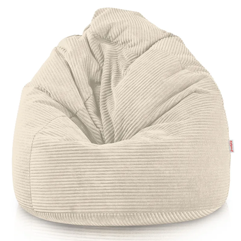 Großer Cord-Sitzsack für Jugendliche und Erwachsene