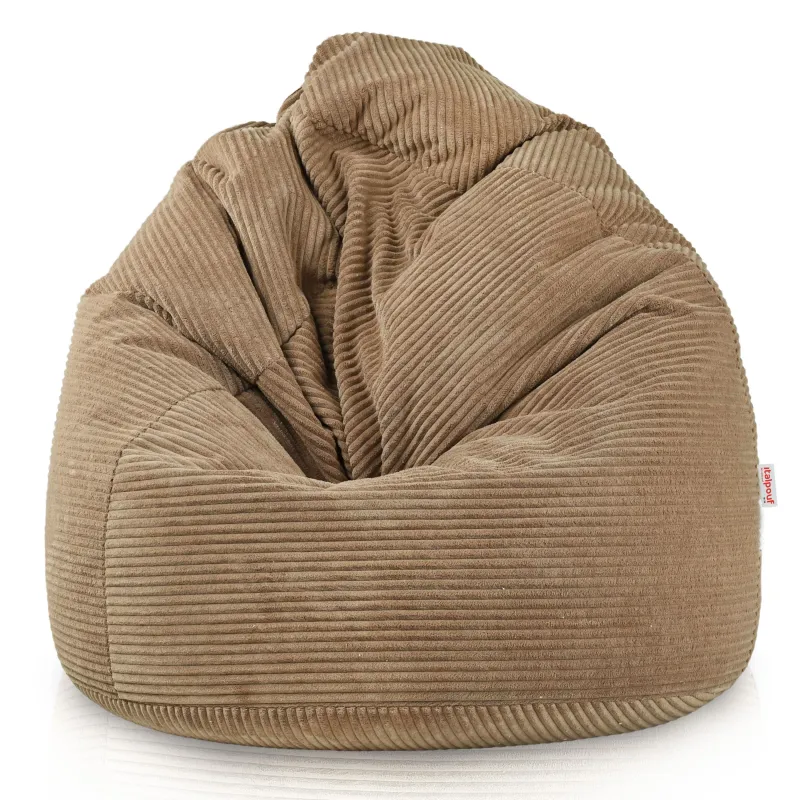 Großer Cord-Sitzsack für Jugendliche und Erwachsene
