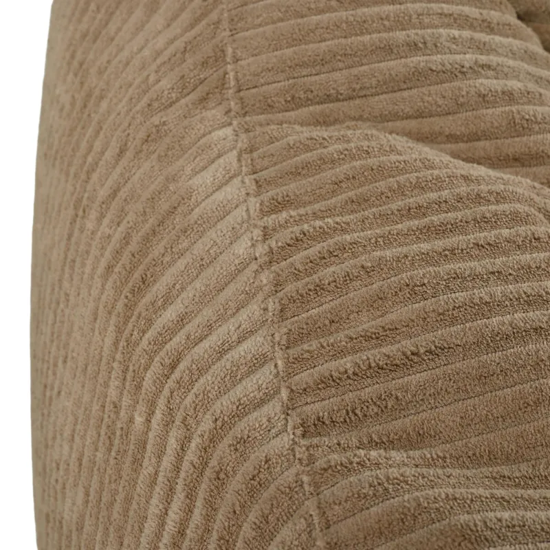Cord-Sitzsack mit Rückenlehne für Erwachsene XXL