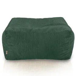 Pouf, Hocker und Tisch in einem – Florenz aus Cord