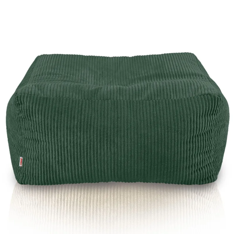 Pouf, Hocker und Tisch in einem – Florenz aus Cord