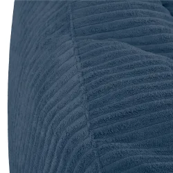 Cord-Sitzsack mit Rückenlehne für Erwachsene XXL
