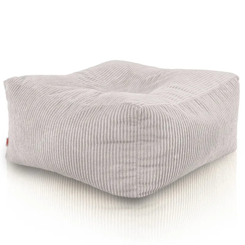 Pouf, Hocker und Tisch in einem – Florenz aus Cord