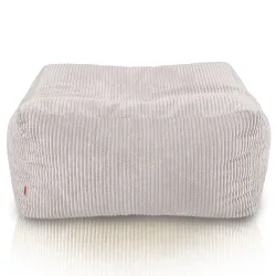Pouf, Hocker und Tisch in einem – Florenz aus Cord
