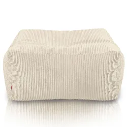 Pouf, Hocker und Tisch in einem – Florenz aus Cord