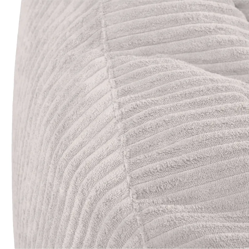 Cord-Sitzsack mit Rückenlehne für Erwachsene XXL
