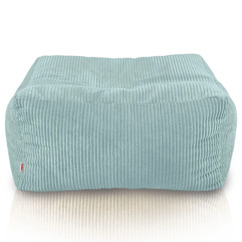 Pouf, Hocker und Tisch in einem – Florenz aus Cord