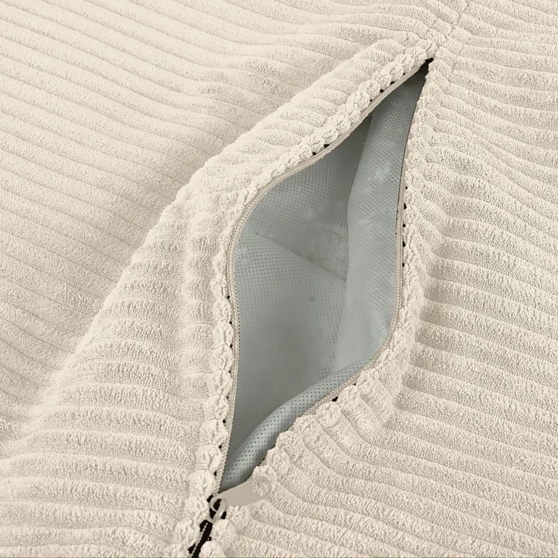 Cord-Sitzsack mit Rückenlehne für Erwachsene XXL