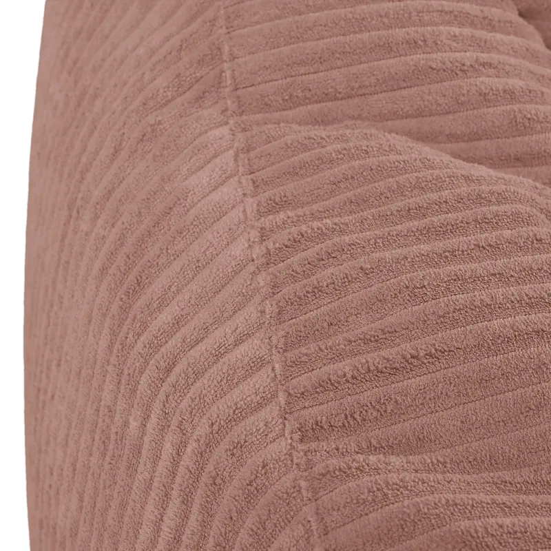 Cord-Sitzsack mit Rückenlehne für Erwachsene XXL