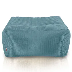 Pouf, Hocker und Tisch in einem – Florenz aus Cord