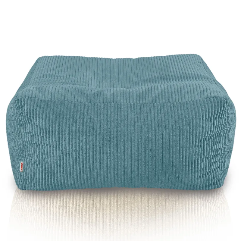Pouf, Hocker und Tisch in einem – Florenz aus Cord