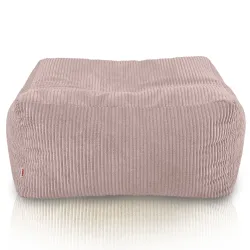Pouf, Hocker und Tisch in einem – Florenz aus Cord